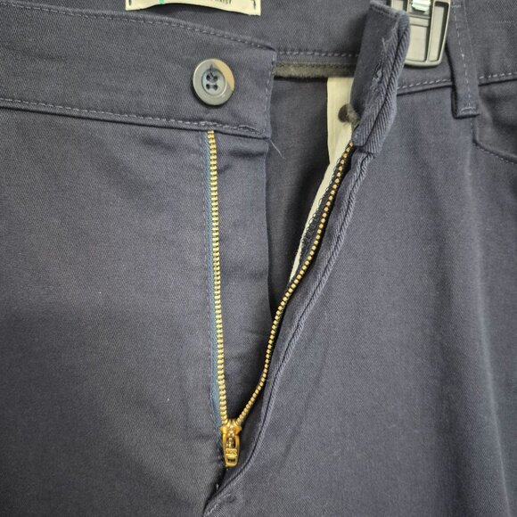 Lee Womens Relaxed Straight Leg Stretch Pants Navy Size 16W - Picture 7 of 8